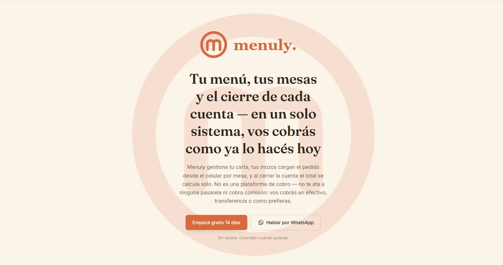 Menuly — Sistema de Mesas, Pedidos y Menú Digital | danirox